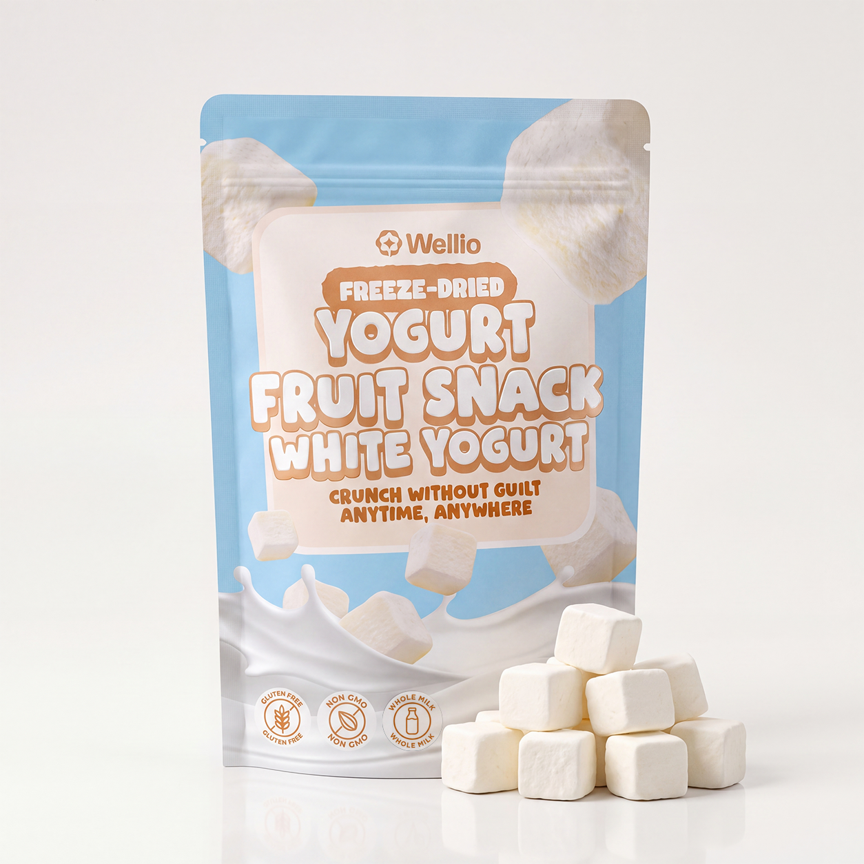 Wellio Freeze-Dried White Yogurt Bites