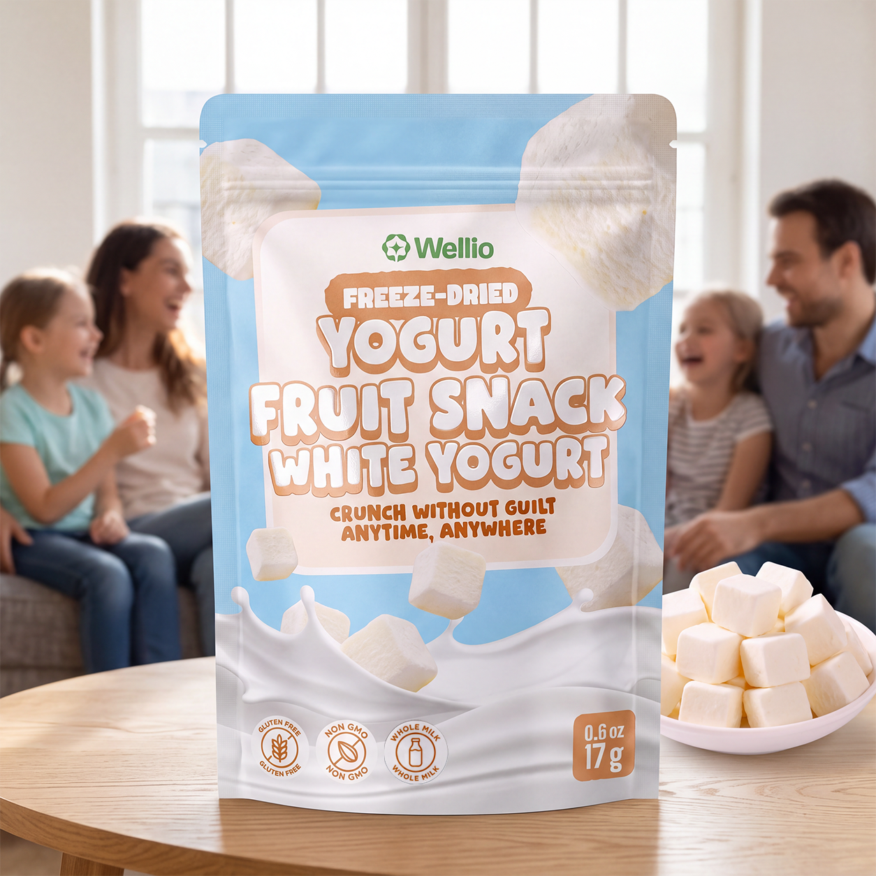 Wellio Freeze-Dried White Yogurt Bites