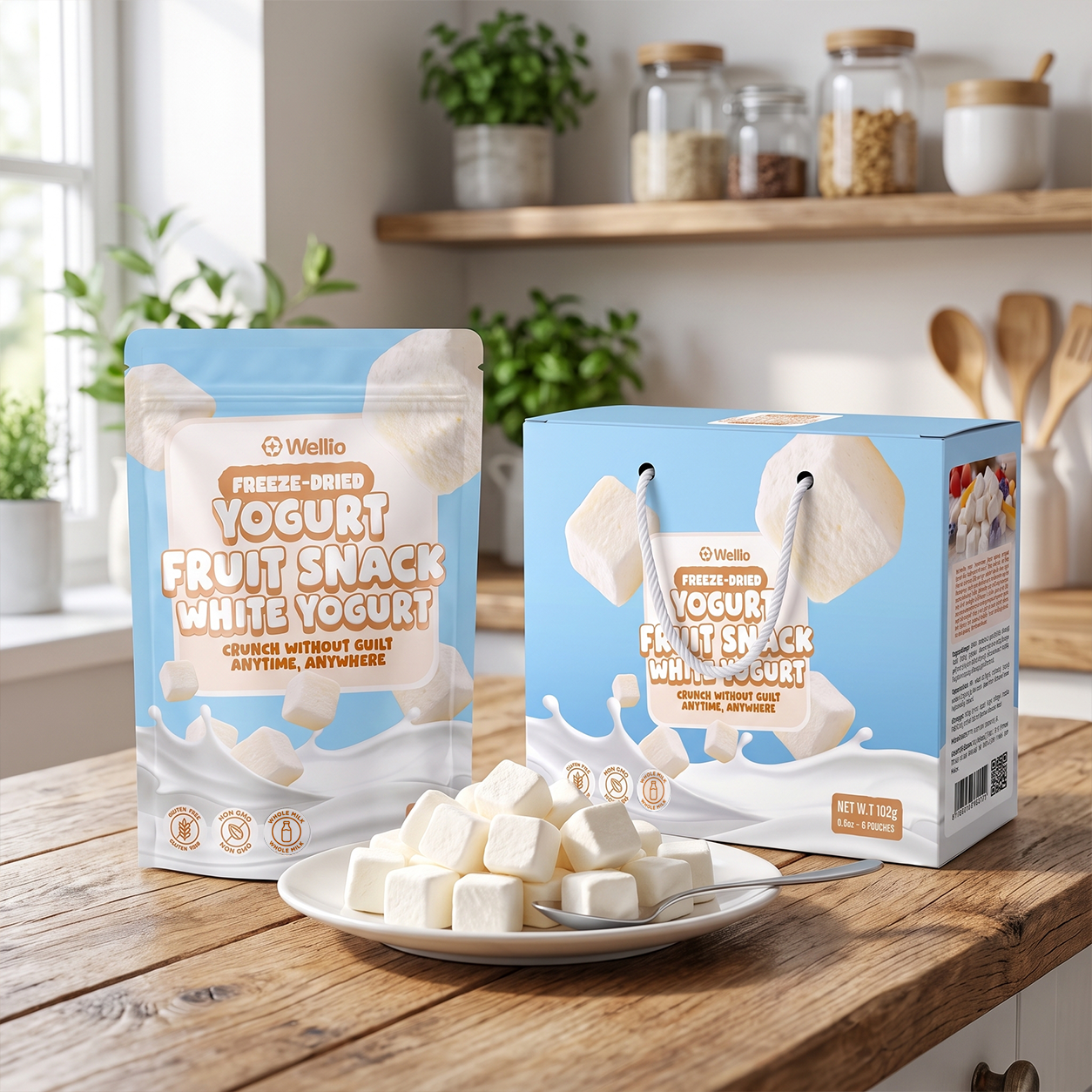 Wellio Freeze-Dried White Yogurt Bites