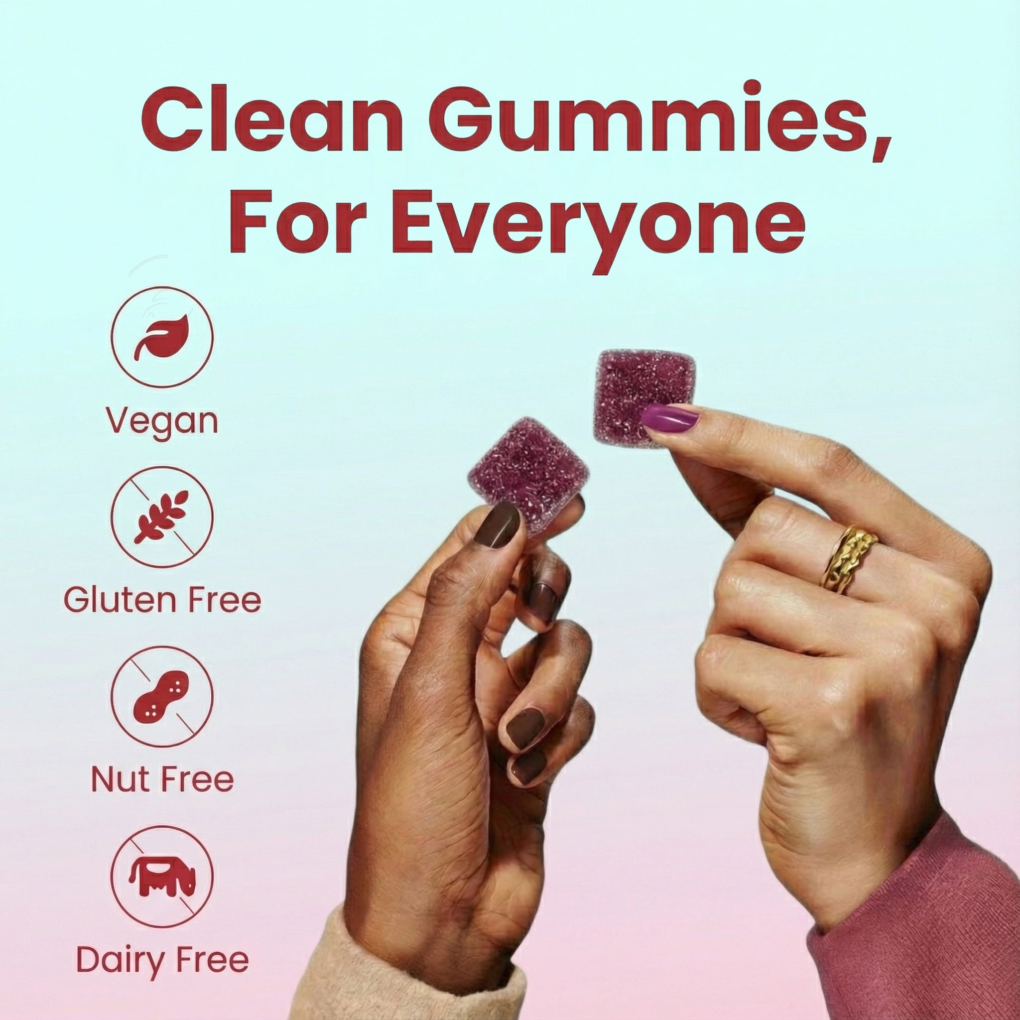 NightMelts Sleep + Vitamin Gummies - Melatonin-Free Magnesium Glycinate with L-Theanine & Tart Cherry - Calm Mind, Quality Sleep & Nightly Recovery - Strawberry, Made in USA