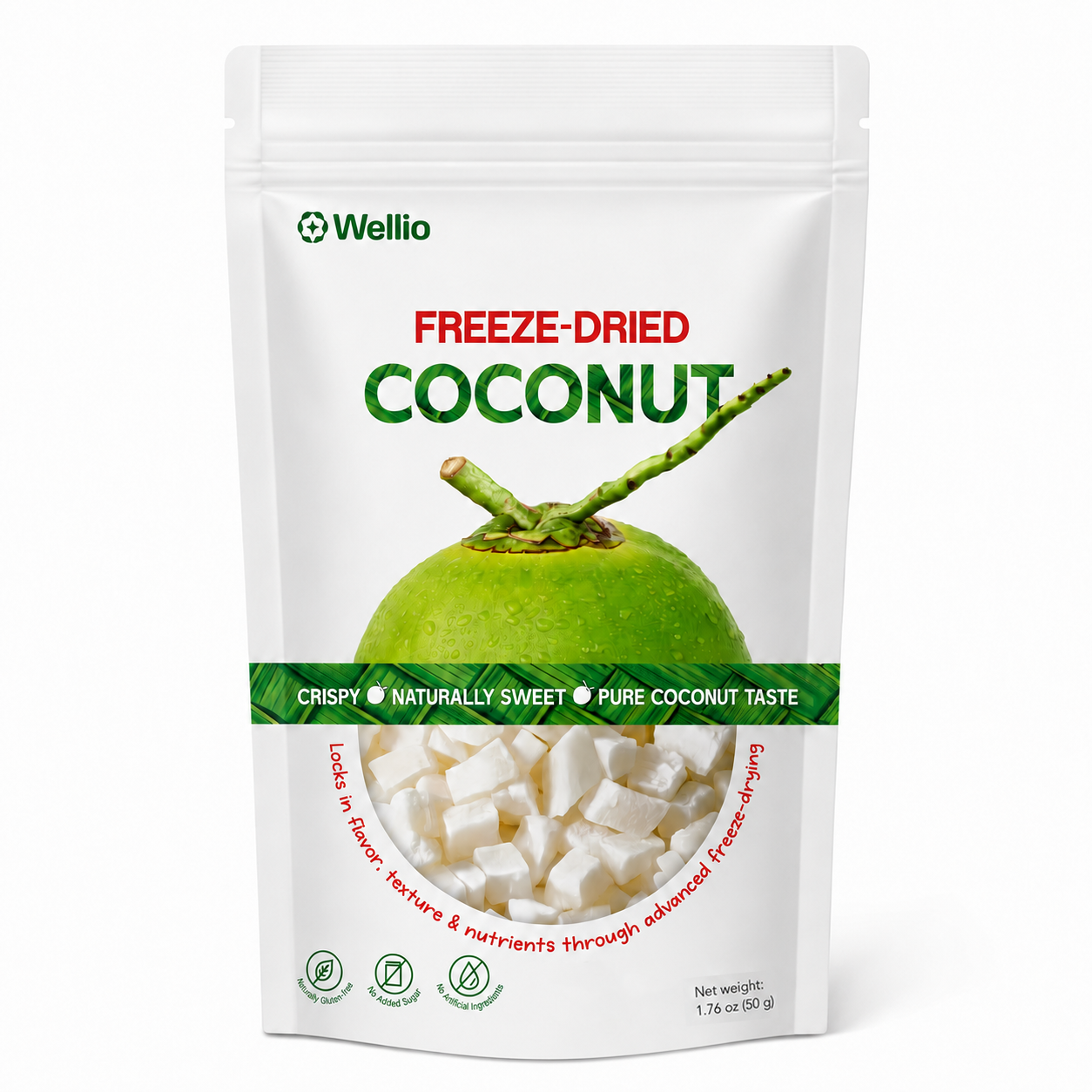 Premium Freeze-Dried Coconut – 100% Pure, No Added Sugar