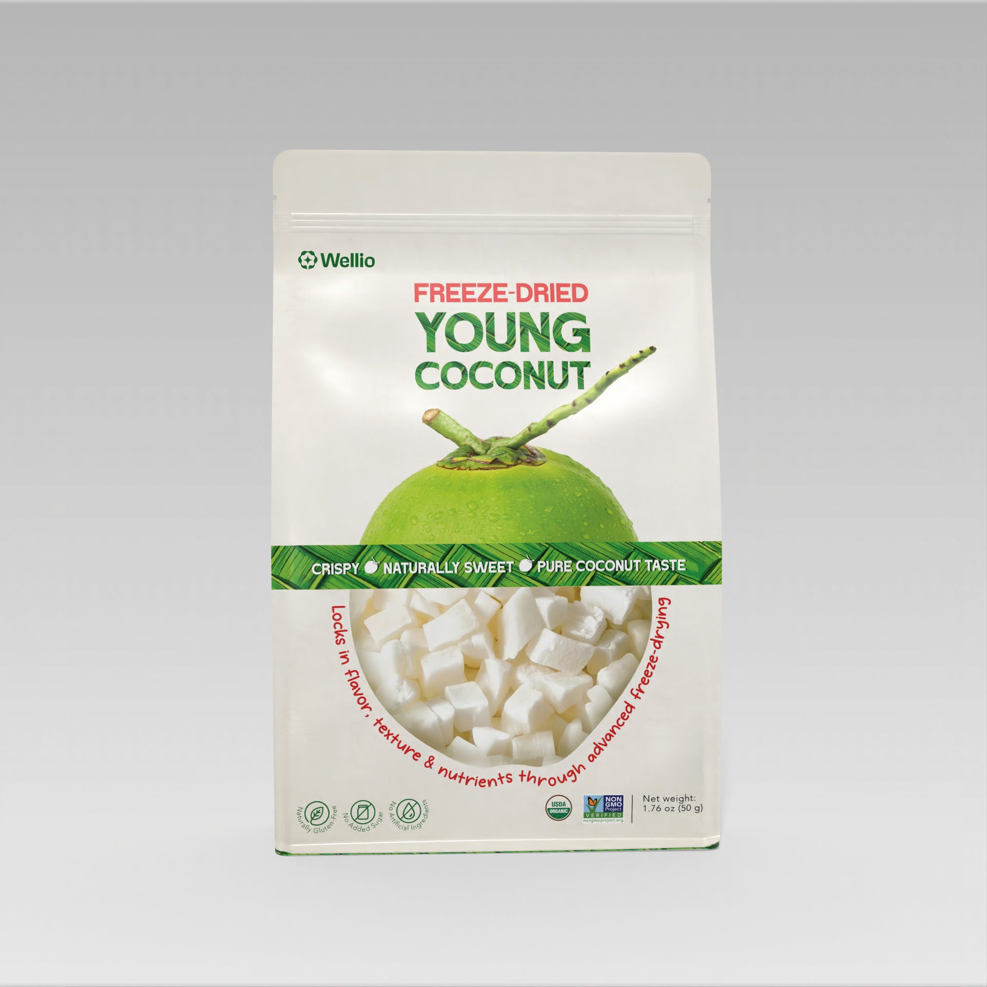 Premium Freeze-Dried Young Coconut – 100% Pure, No Added Sugar