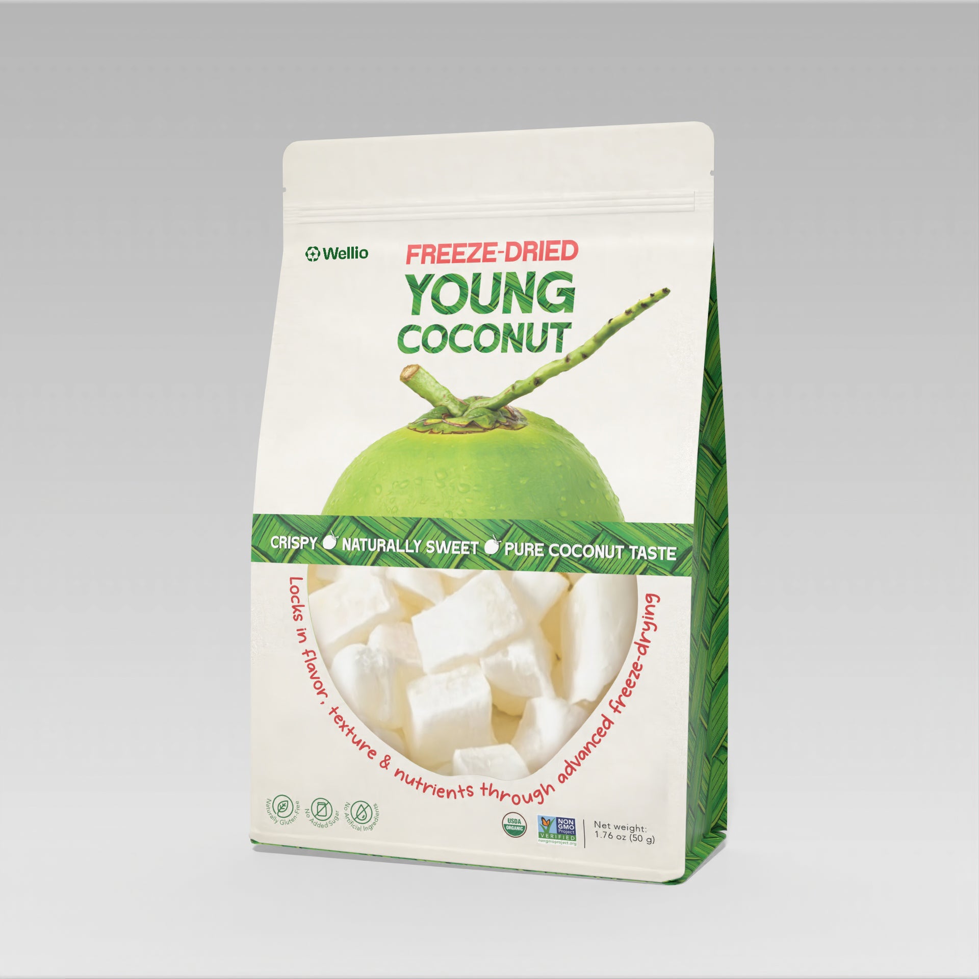 Premium Freeze-Dried Young Coconut – 100% Pure, No Added Sugar