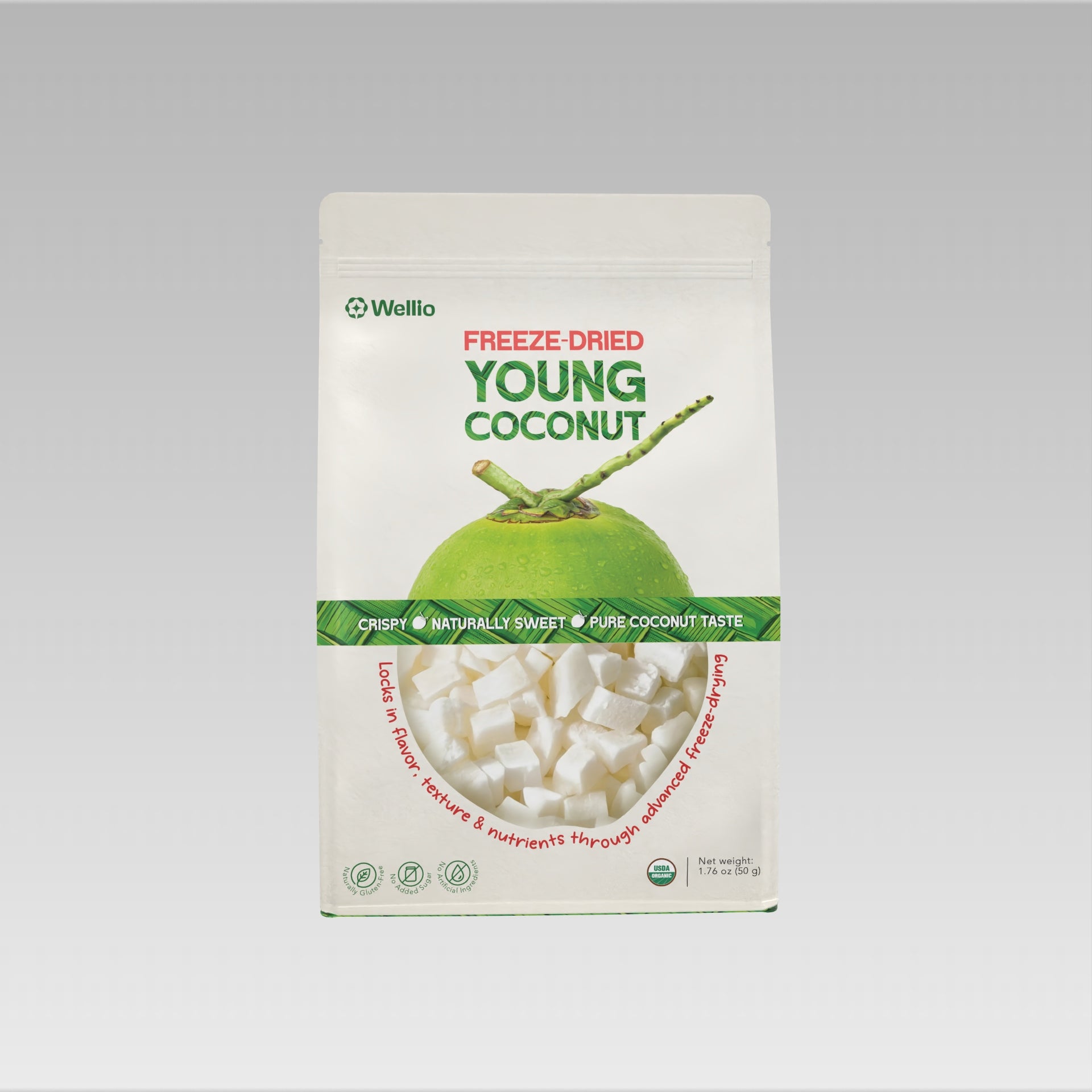 Premium Freeze-Dried Young Coconut – 100% Pure, No Added Sugar, Keto& Vegan Friendly