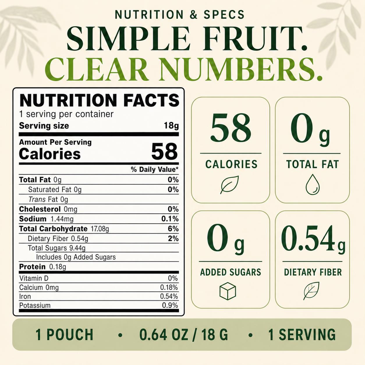 Freeze-Dried Soursop — Six-Pouch Conversion Close, Tangy-Sweet Tropical Crisps, 100% Real Fruit, No Added Sugar