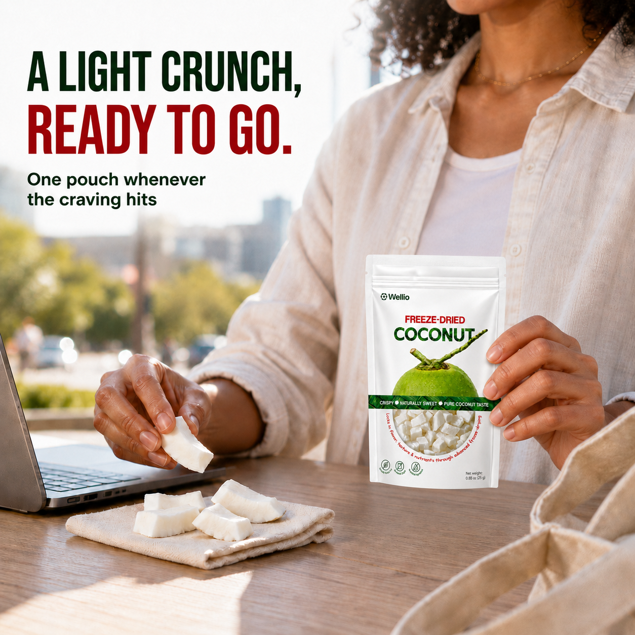 Premium Freeze-Dried Coconut – 100% Pure, No Added Sugar, Keto & Vegan Friendly