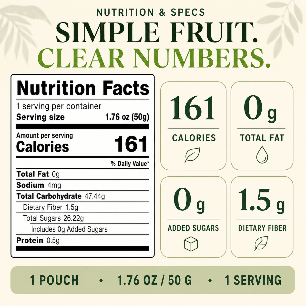 Freeze-Dried Soursop — Tangy-Sweet Tropical Crisps, 100% Real Fruit, No Added Sugar
